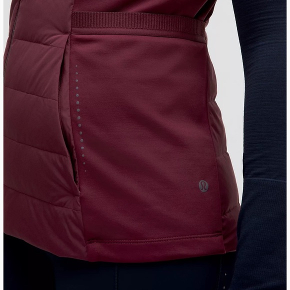 Lululemon Women's Down for It All 700-Down-Fill Vest in color Garnet size 6 - Picture 2 of 15